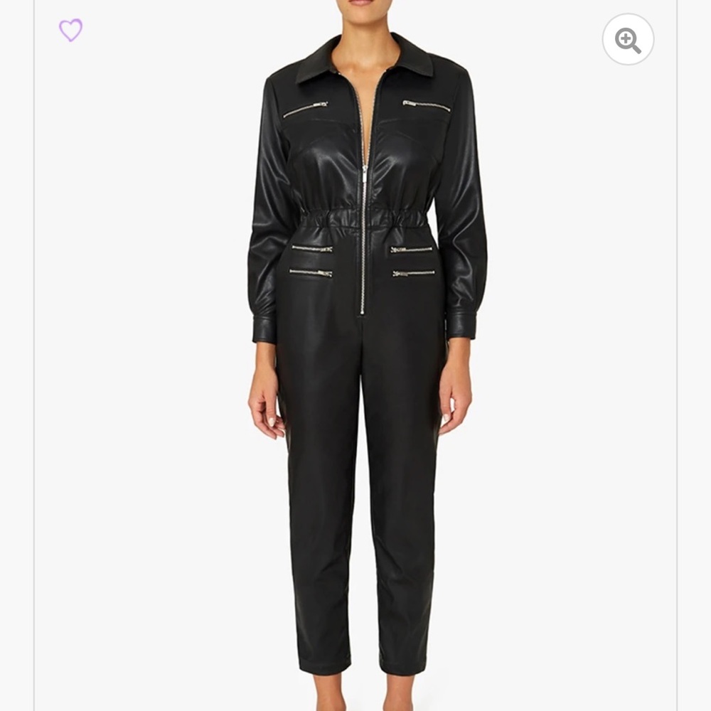 WeWoreWhat Black Utility Jumpsuit NWT